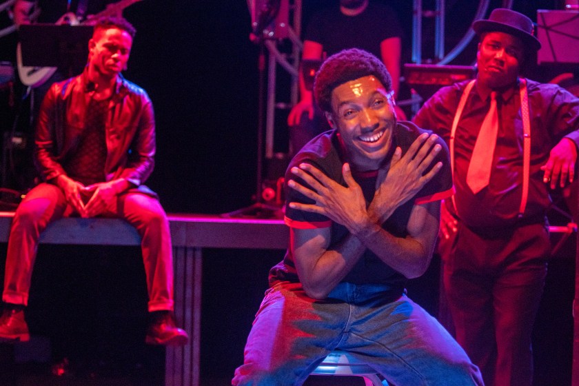 Passing Strange - Jamar Jones, Keaton Hillman, Jeremy V Morris, photo by Bill Sigafoos