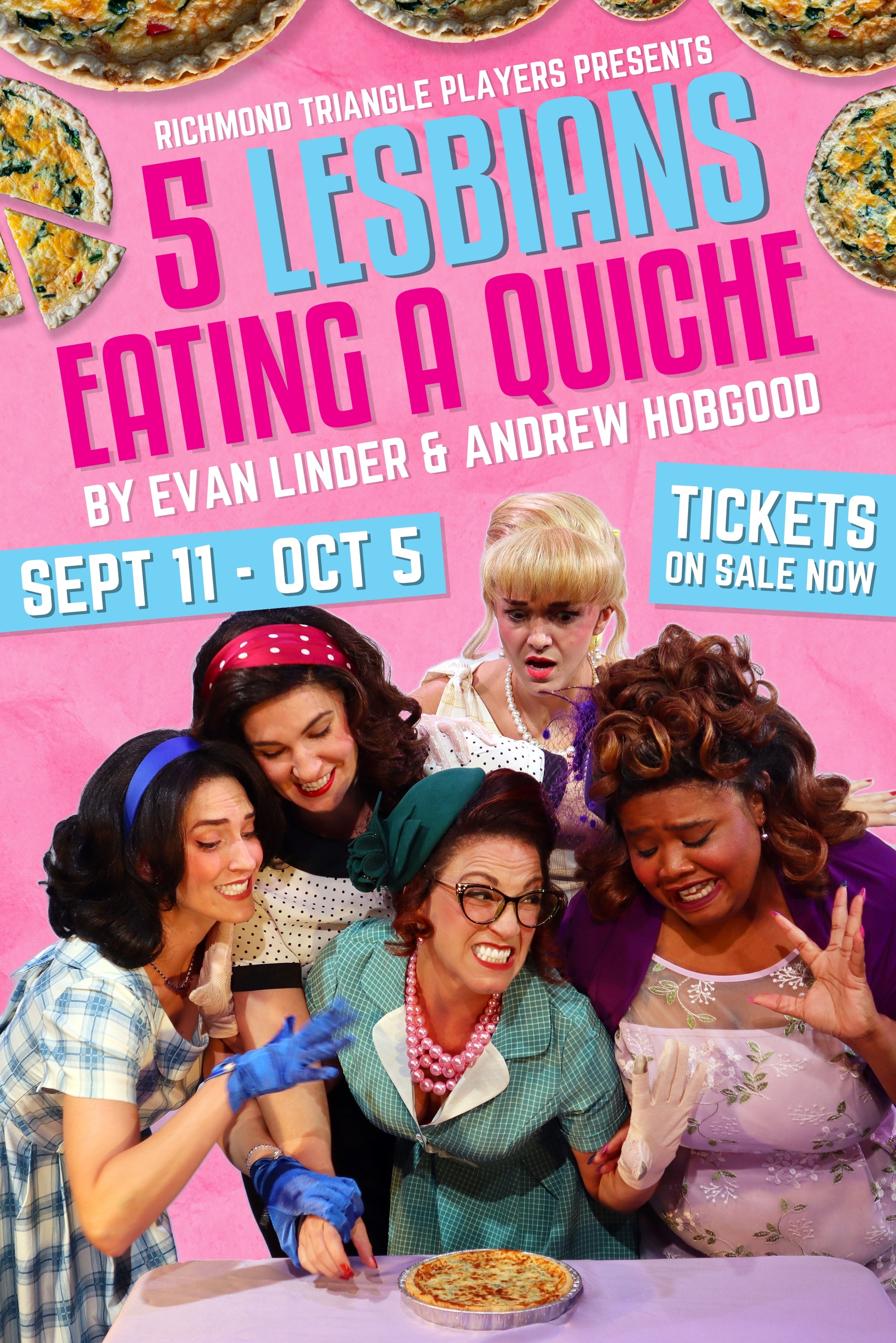 FIVE LESBIANS EATING A QUICHE RVArt Review